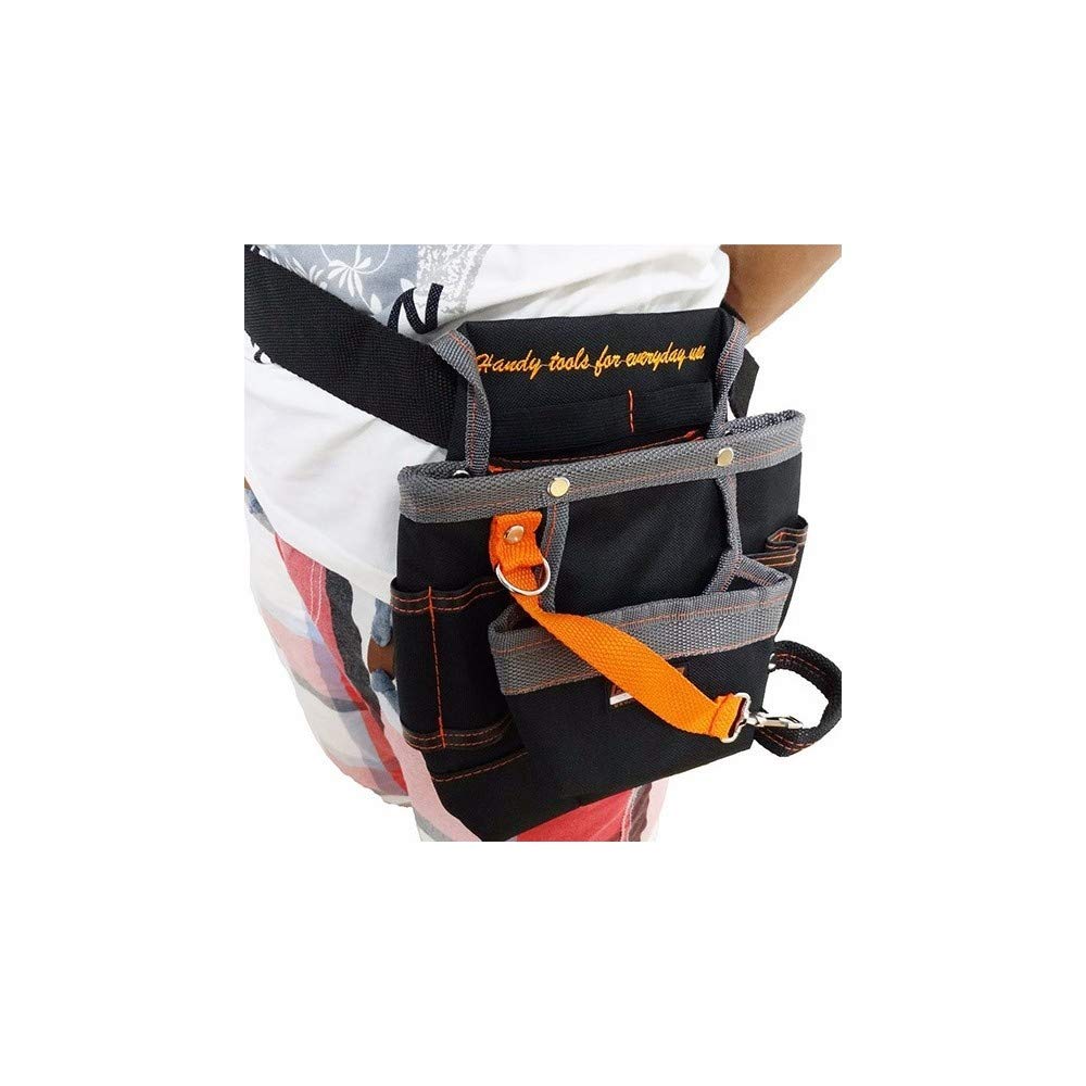 Marsupio Portaattrezzi Con Cintura - Tasche Multiple Per Elettricisti E Muratori - Foto 9