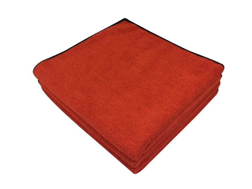 SOFTSPUN Microfiber Baby Hand & Face Wipes 30x30 Cms, 3 Piece Towel Set, 340 GSM (Red-Black) Super Soft & Silky for Hand, Face and Body - Hypoallergenic Sensitive Skin Wipes & Washcloths.-image-34