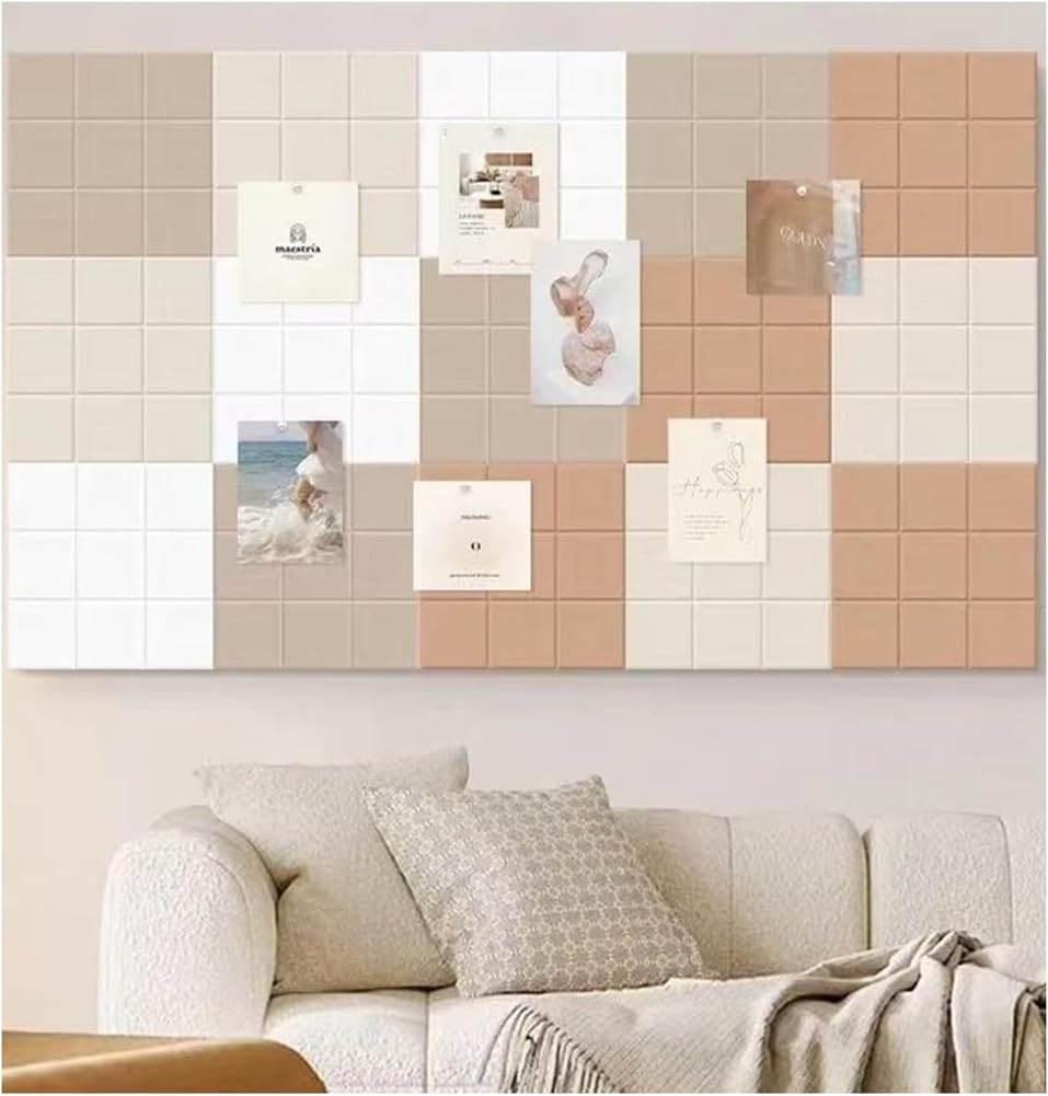 8-teiliges Set aus Kork-Filz-Pinnwänden, Memo-Boards, Pinnwänden für die Wand, Sichttafeln für Fotos, Bürowanddekoration
