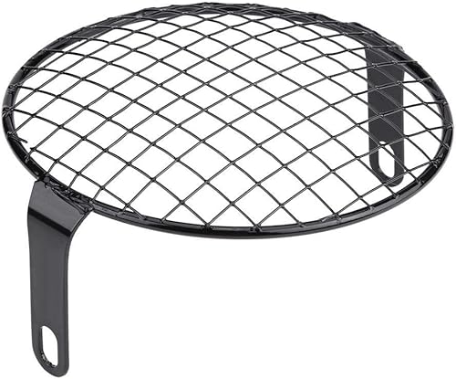 Miniatura 8 de ANGGREK Cubierta para faros delanteros de motocicleta, 6.5 pulgadas para montaje lateral de motocicleta, cubierta de parrilla redonda, repuesto para