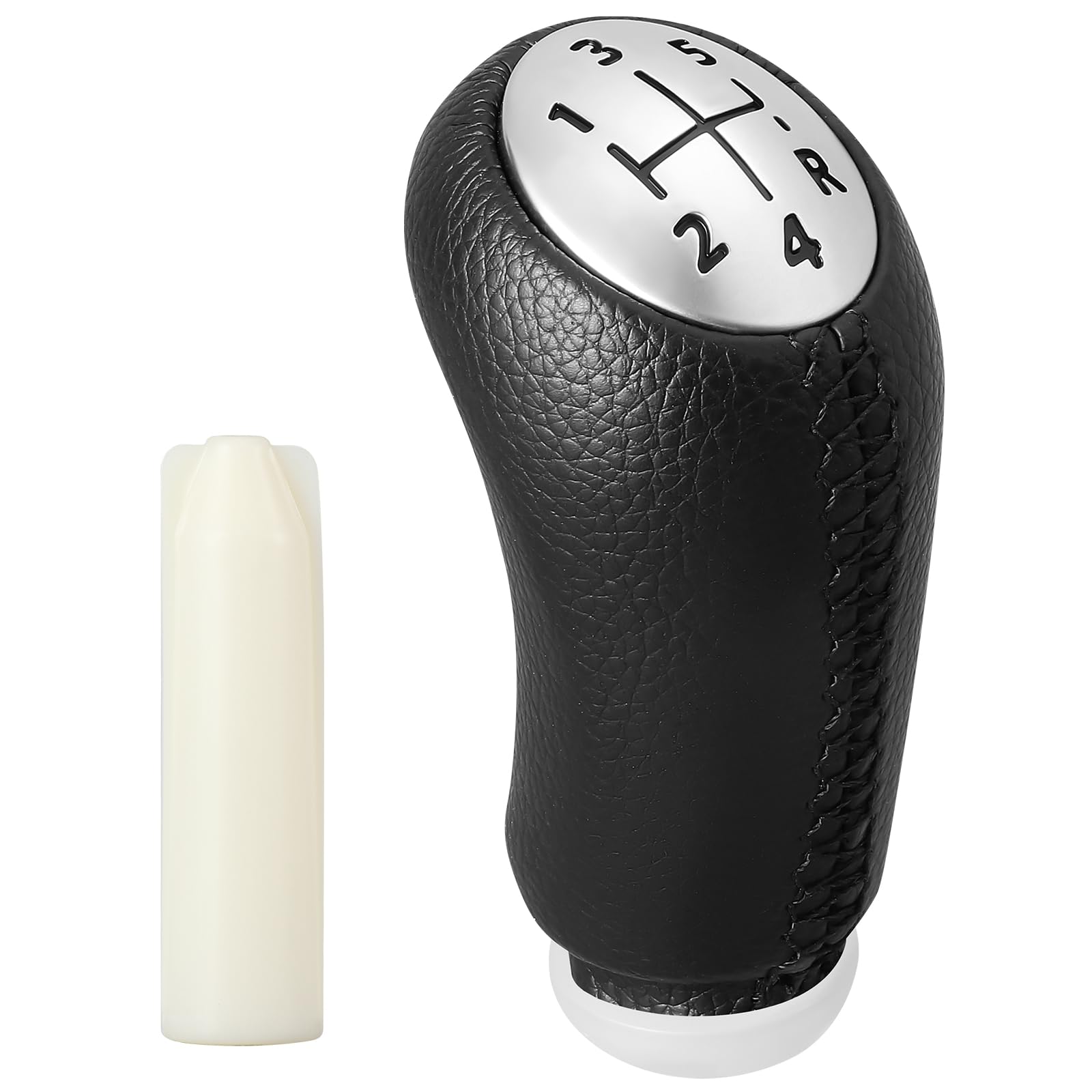 Vinabo 5-Speed Gear Shift Knob for Renault Clio 2003-2004, Mégane 2002-2009, Stepway 2011, Dacia Sandero 2009-2012, Scenic 2003-2006, Kangoo 2009