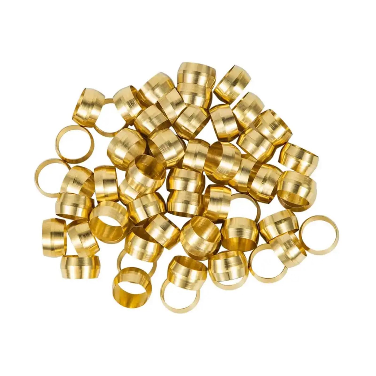 Manguitos de compresión de latón de 5/16" y Accesorios de compresión de latón(Pack of 250)
