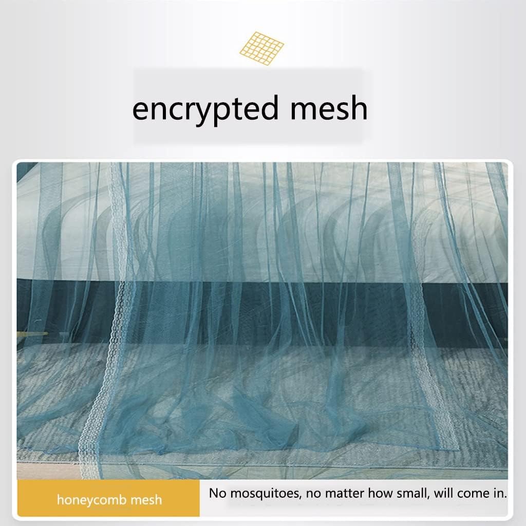 Mosquito Net Canopy for Kids, Hanging Bed Net for Single to King Size Beds, Ideal for Bedrooms & Travel, Decorative White Bed Bug Protection (1.35m)