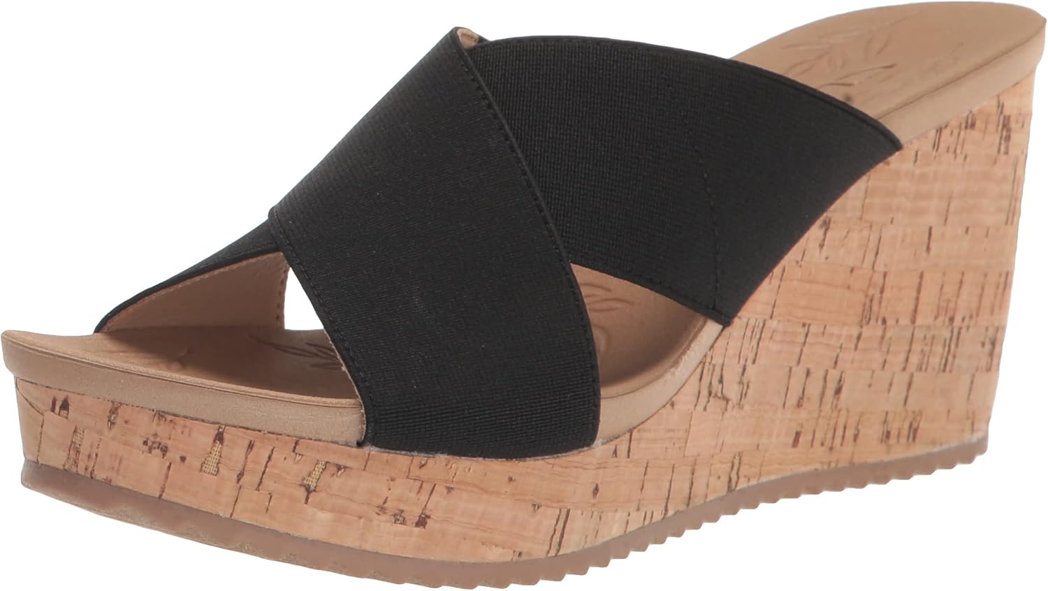 CL by Laundry Women's Kindling Wedge Sandal, Black, 10