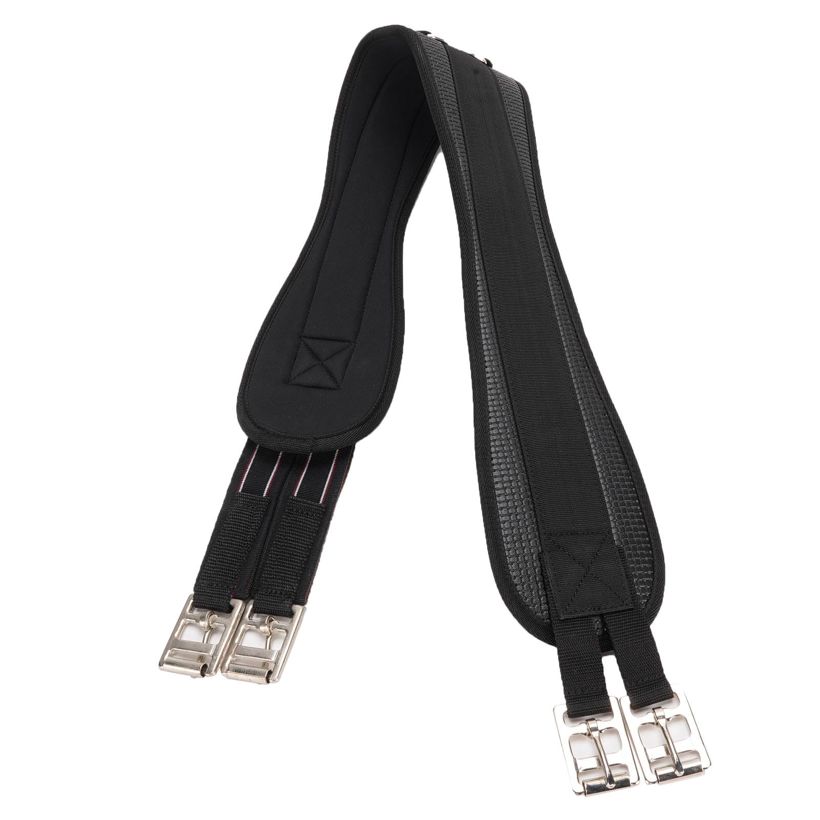 CHICIRIS Cincha Ecuestre, Cincha para Silla de Montar de Caballo sin Rozaduras con Bandas Elásticas de Alta Resistencia y Hebilla de Rodillo, para una Conducción Cómoda, Material de Cuero (115CM)