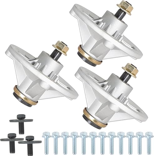 Autoparts Conjunto de husillo de cubierta de 50 pulgadas 110-6866 117-1192 Reemplazo para Toro Timecutter Z4200 Z4202 Z4220 Z4235 Z5020 3 Pack