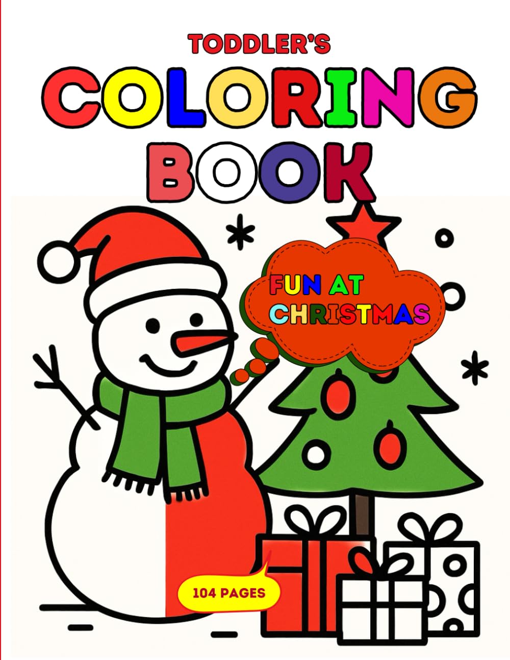 Fun at Christmas: toddler's coloring book (Fun with Twin Toys USA)