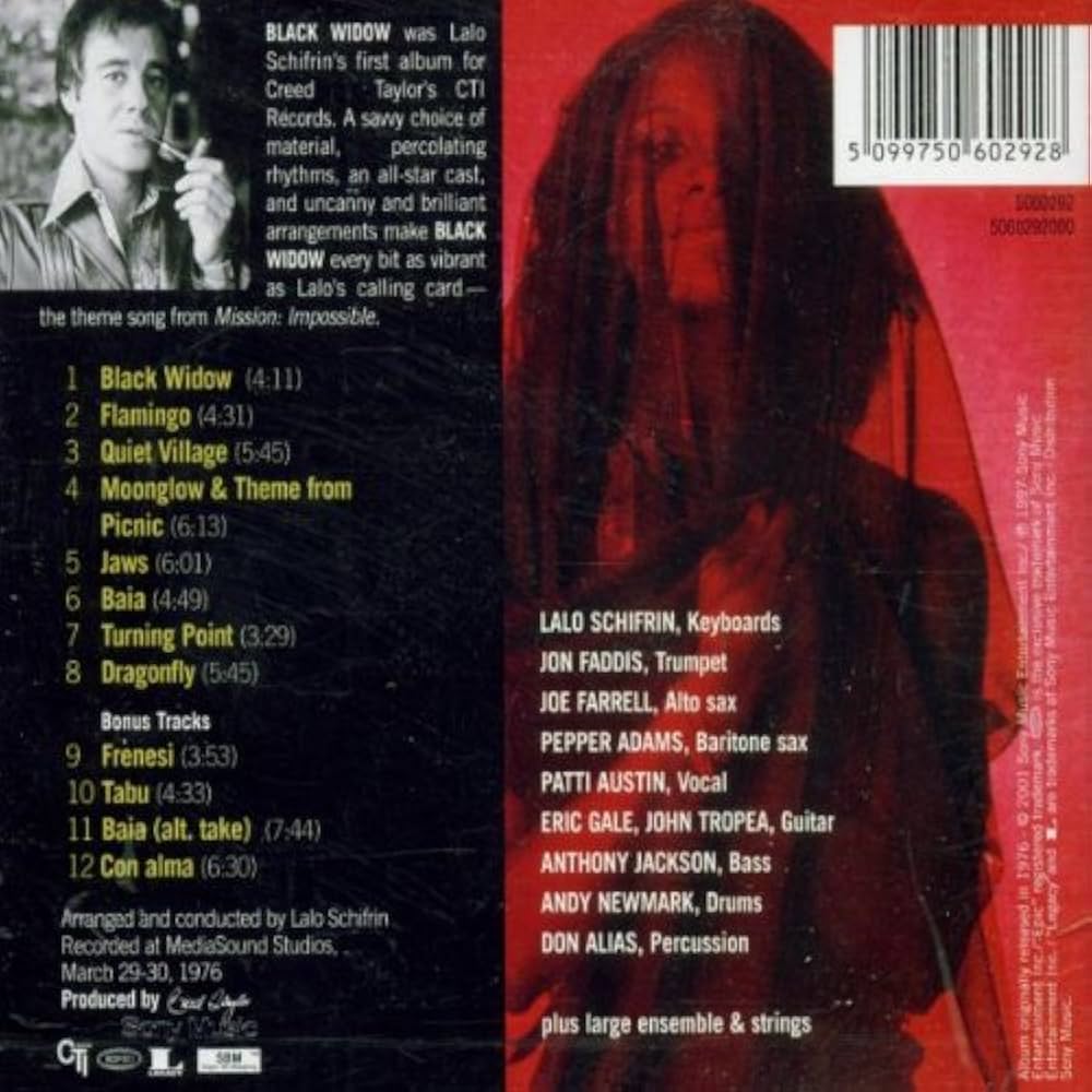 ラロ・シフリン／BLACK WIDOW　ボーナストラック入り限定盤★廃盤お宝！ Amazon.co.jp: Black Widow: ミュージック