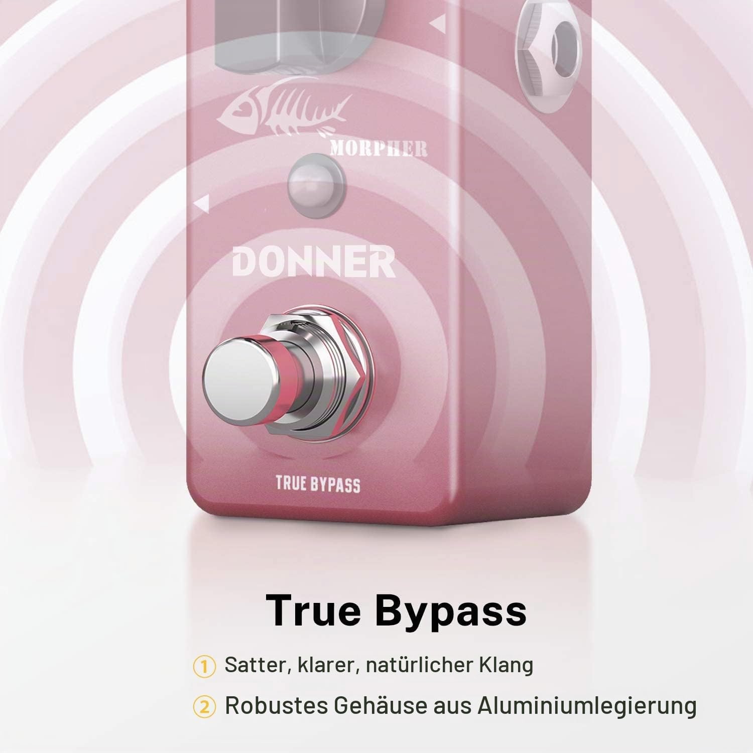 Donner Morpher Distortion Gitarre Effektpedal True Bypass