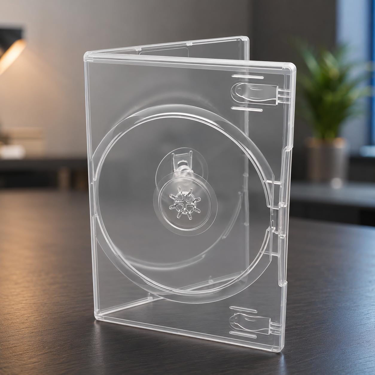 50 x doppia custodia trasparente Amaray - DVD/CD/BLU RAY