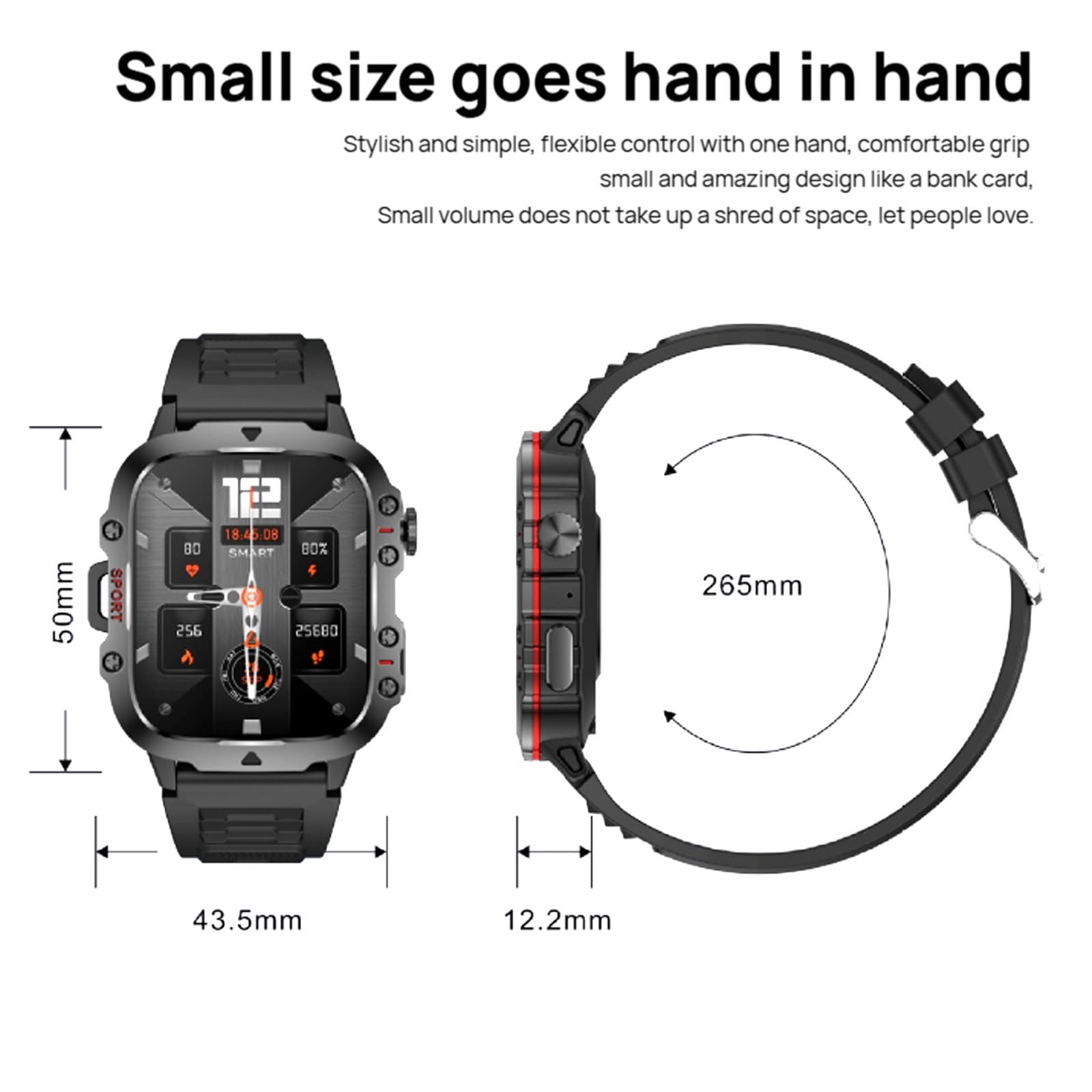 2 szt. inteligentny 2,58" HD Touch Smartwatch dla mężczyzn i kobiet, wodoodporny do sportów na świeżym powietrzu ze 100 trybami sportowymi monitor tętna,Beige