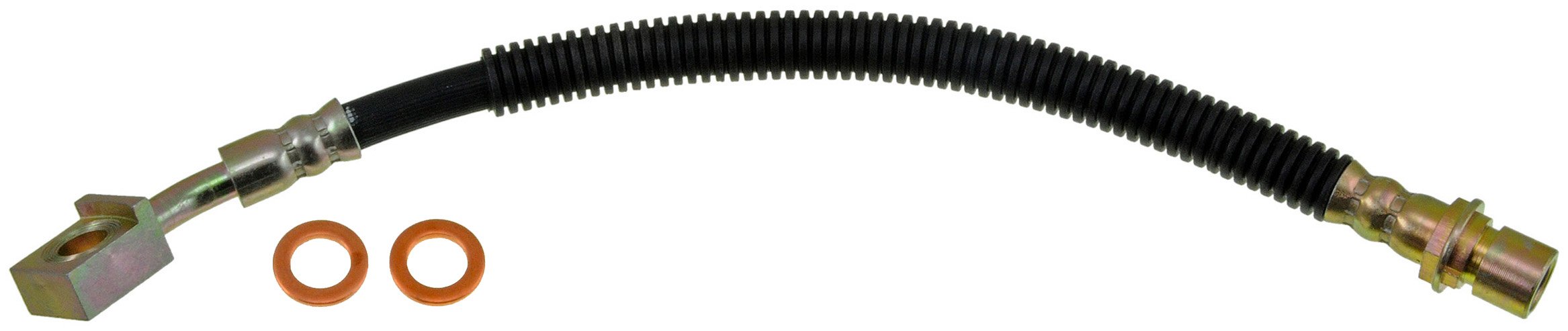 BRAKE HOSE - Brake Hydraulic Hose - Brake Line - Brake Hose - This automotive brake hydraulic hose was precision-engineered to match the fit, function and performance of the original brake hose on specific vehicles and positions to ensure safe, long-lasting durability as part of a complete brake repair. - Chevrolet Astra 2006, Chevrolet Astro 2005-03, GMC Safari 2005-03 - Dorman H620449 Front Driver Side Brake Hydraulic Hose Compatible with Select Chevrolet / GMC Models