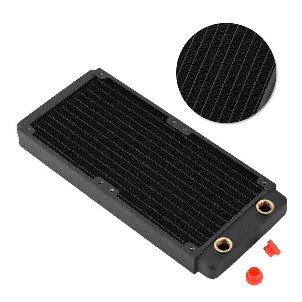 Dissipatore di Calore per Radiatore in Rame Raffreddamento Ad Alte Prestazioni per Scambiatore di Calore Liquido di Raffreddamento Ad Acqua del Computer 120 Mm (240mm)
