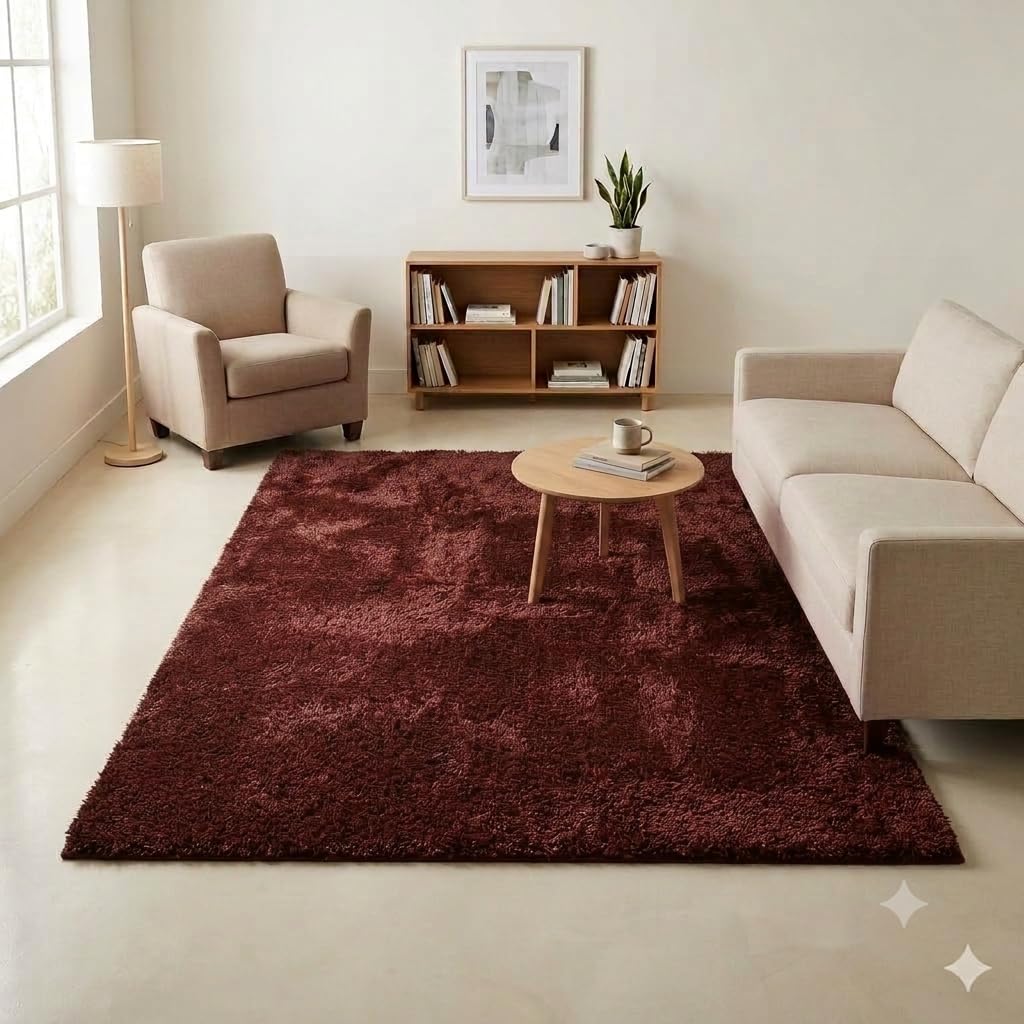 Beige Cotton Braided Rug - 5x7 Feet -18 Beige Cotton Braided Rug - 5x7 Feet -18