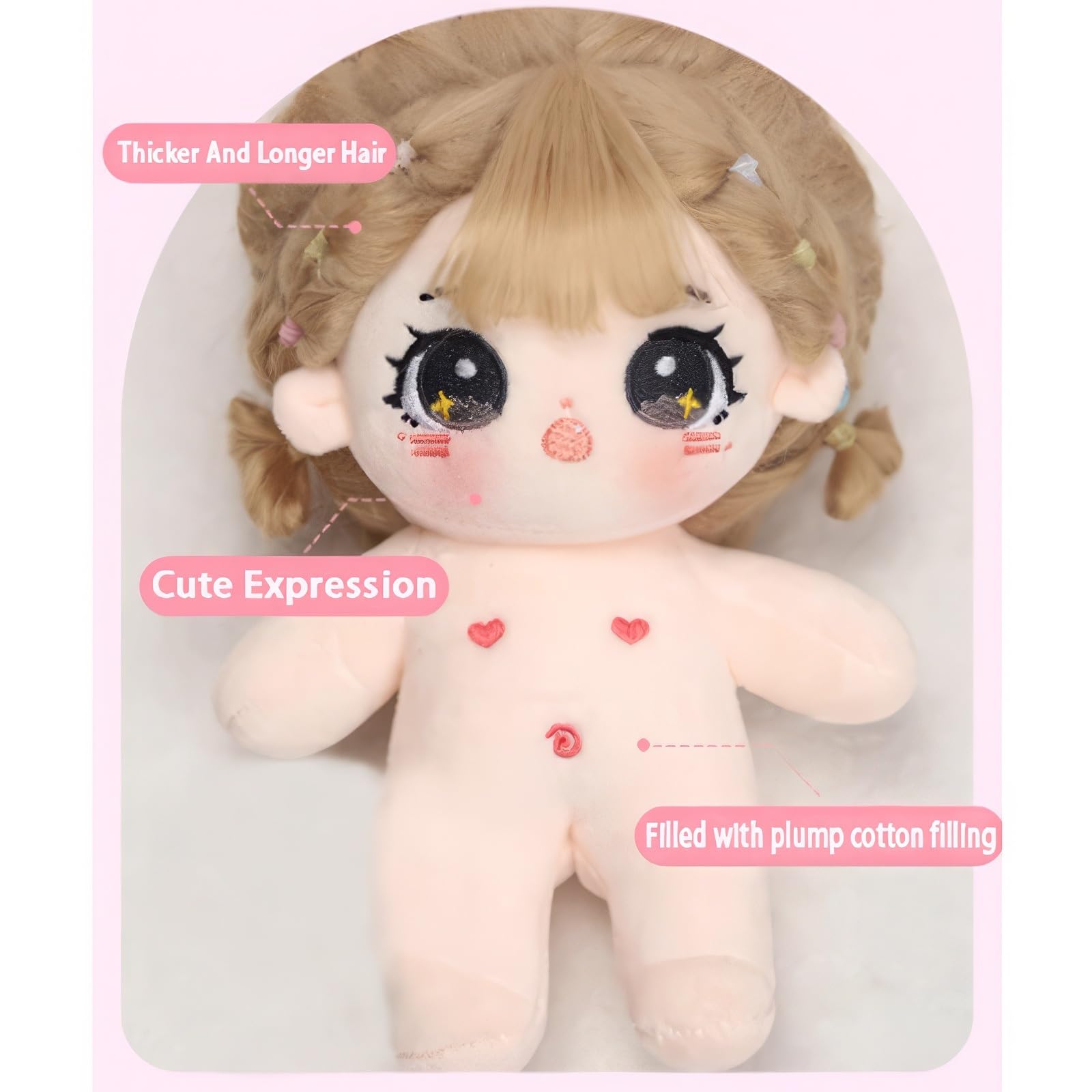 ハンドメイド・Big可動ベビデビちゃんのお人形・アートドール・ぬいぐるみ ハンドメイド・Big可動エンジェルベビちゃんのお人形・アート