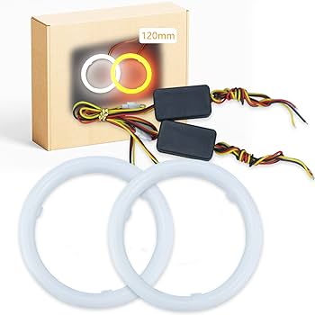 Amazon | GZRUICA イカリング LED 120MM ヘッドライト