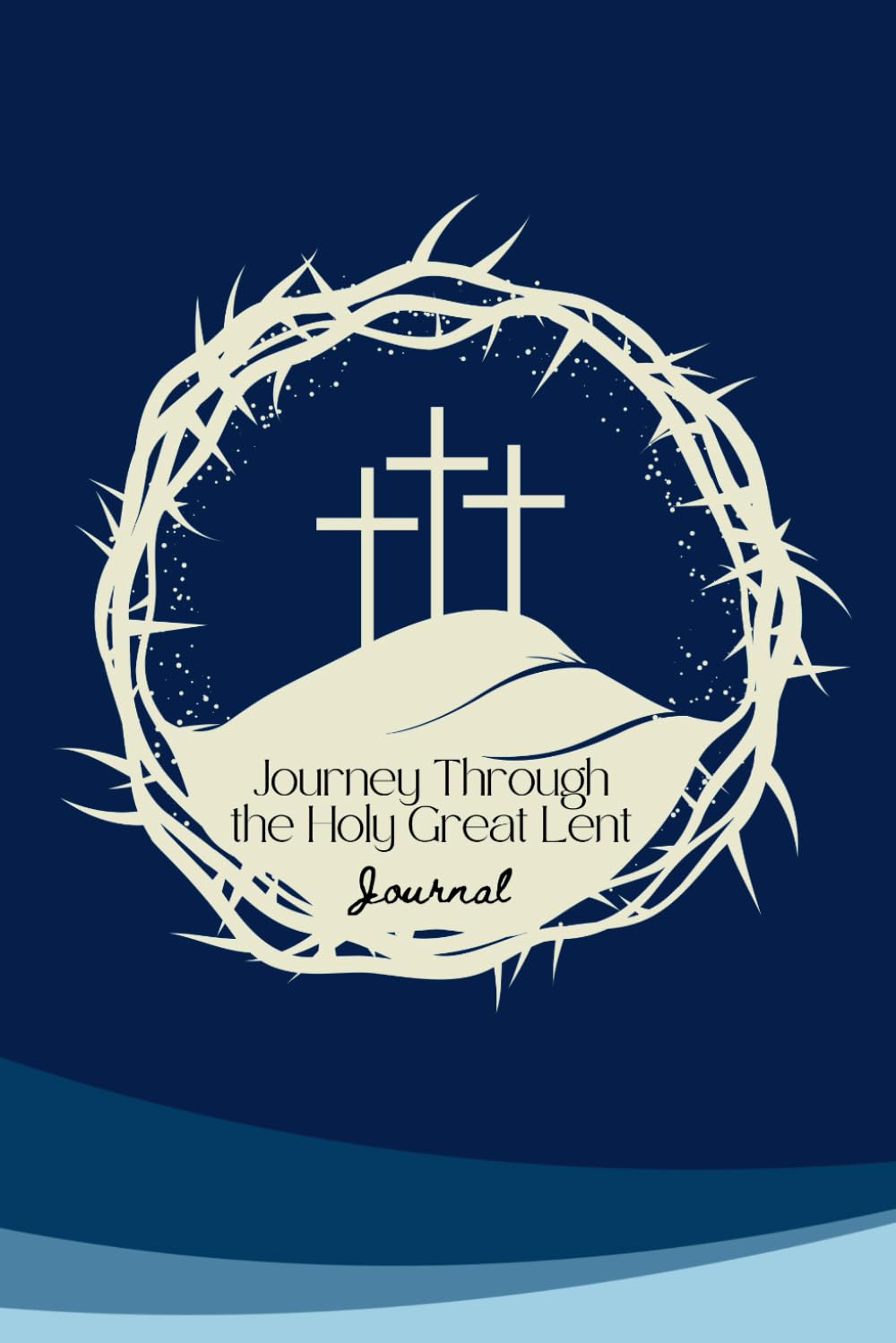 Christian Lent Journal: 6 x 9 in, 199 pages, Blue Shades