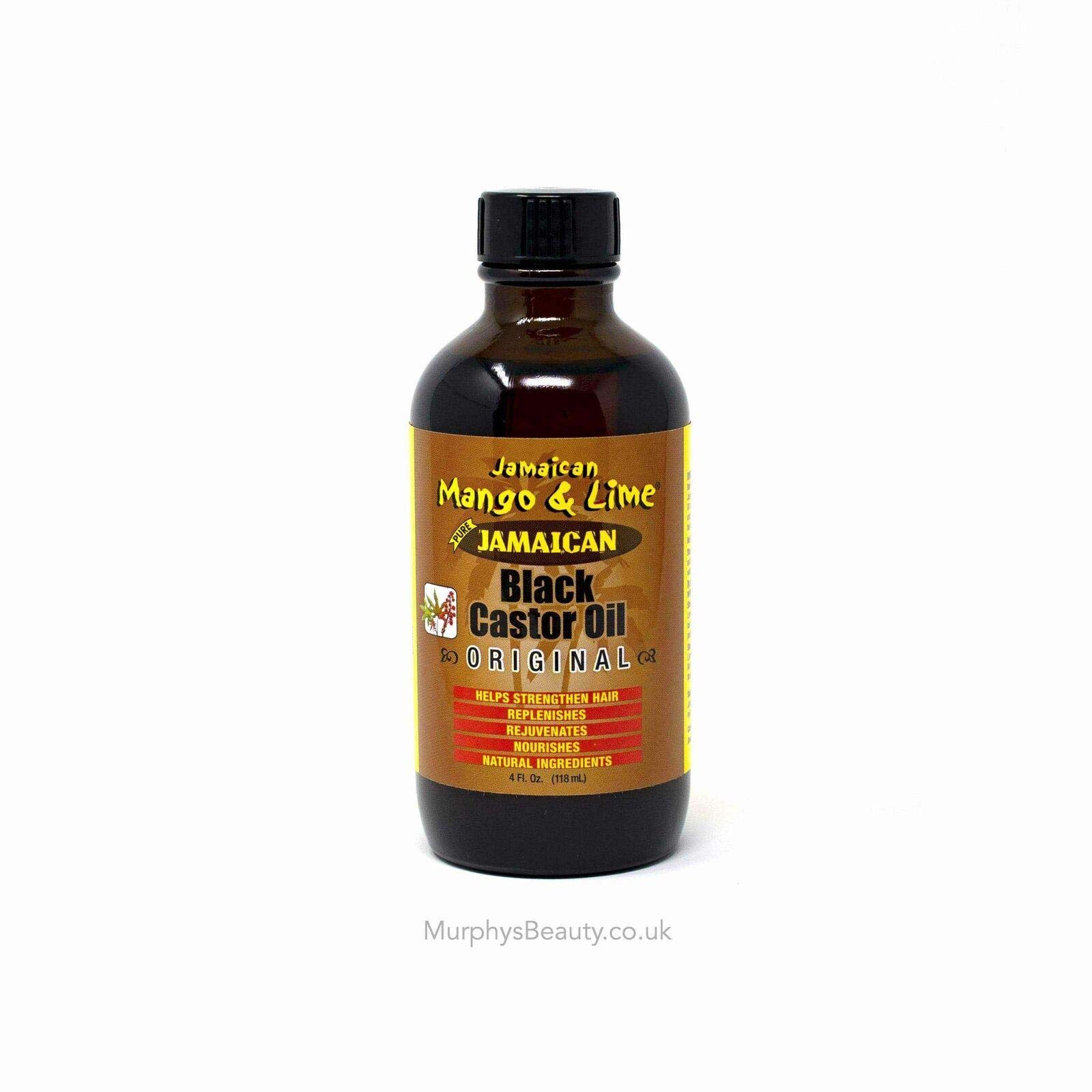 Jamaican Mango & Lime Jamaican Black Castor Oil Orignal 4 oz