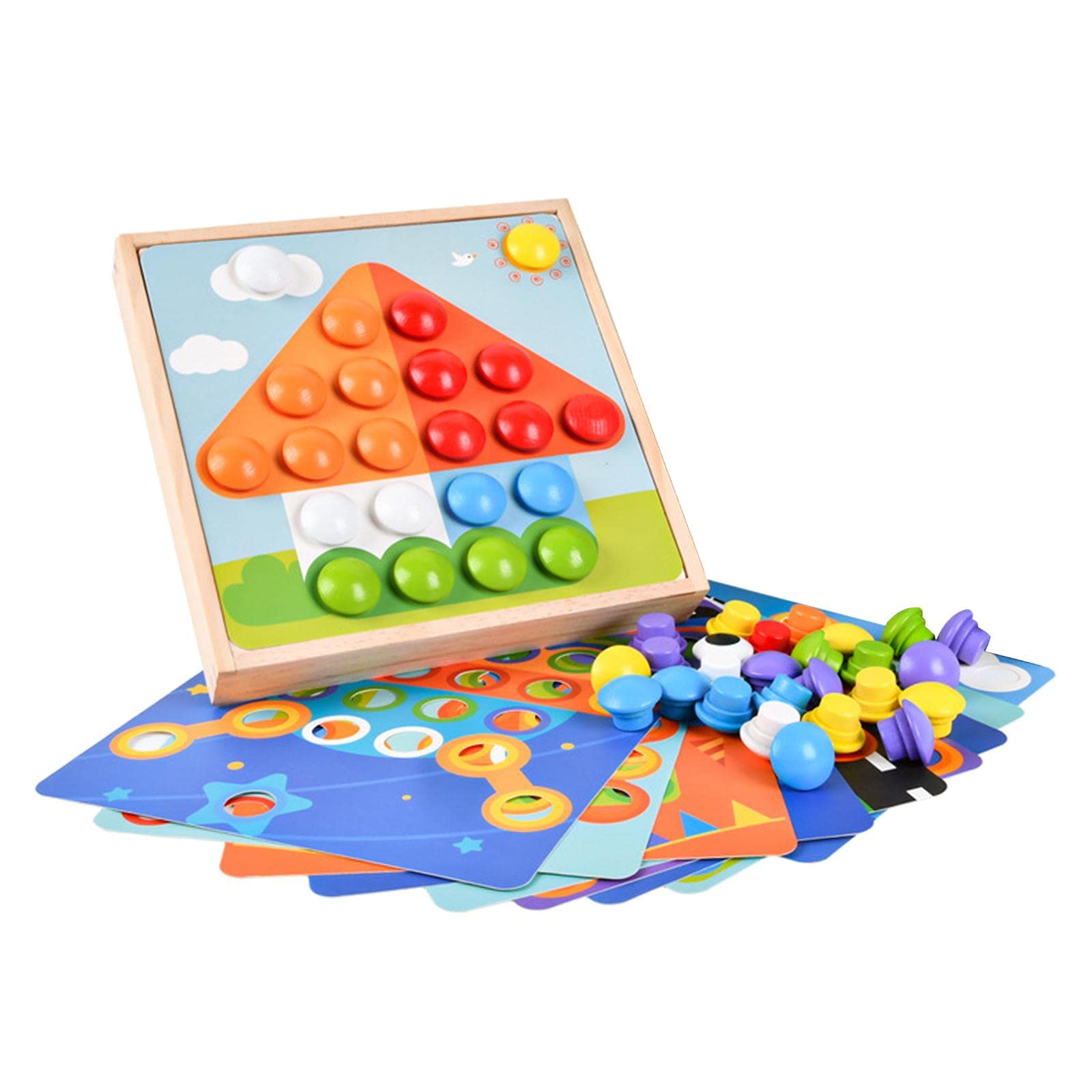 Tavola per Chiodi per attività di Costruzione E Apprendimento per Bambini Piccoli, Vita