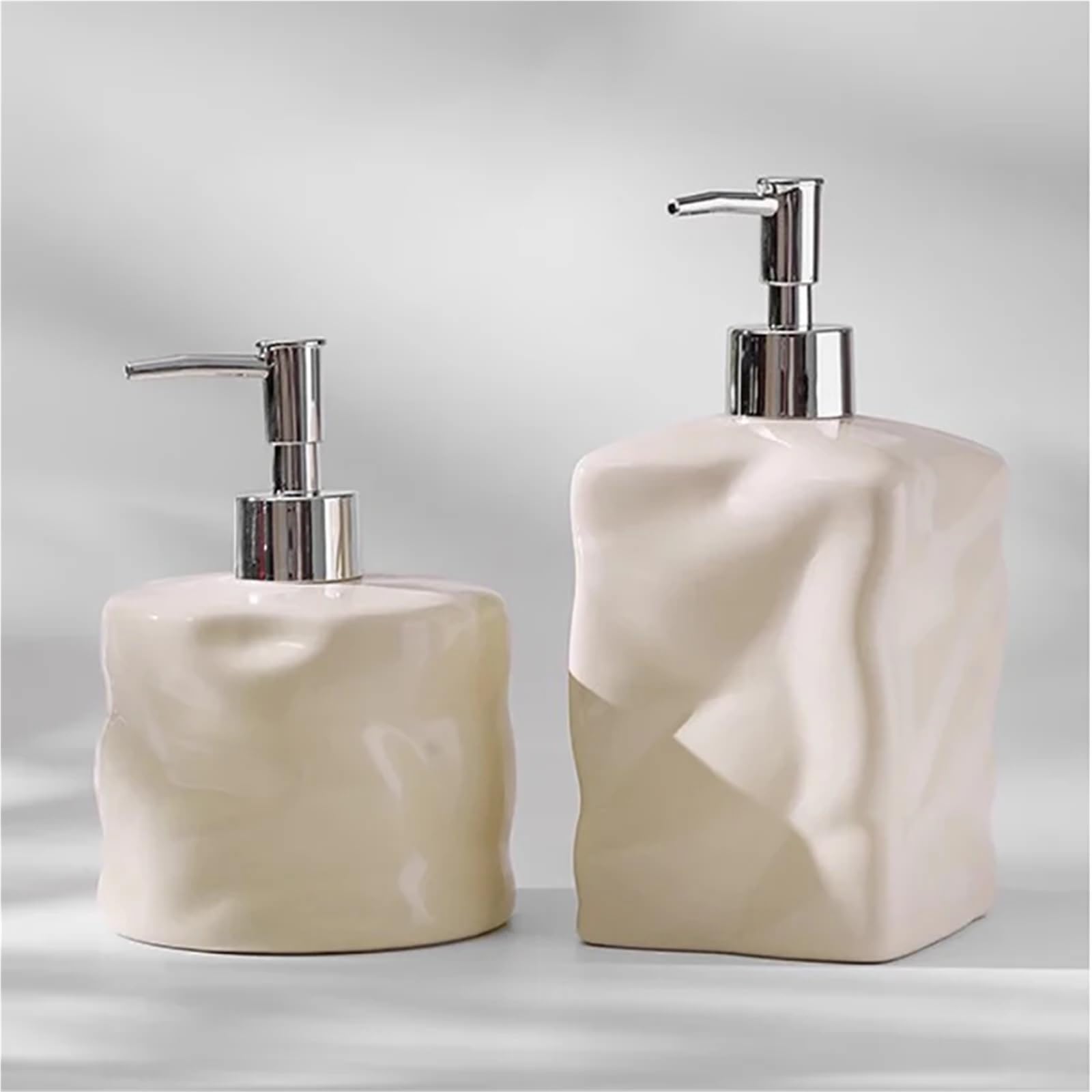 Keramik-Lotionsflasche, 600 ml, Hotel-Händedesinfektionsmittelspender | 600 ml großes Fassungsvermögen, Hotel-Duschgel-Shampoo-Spender