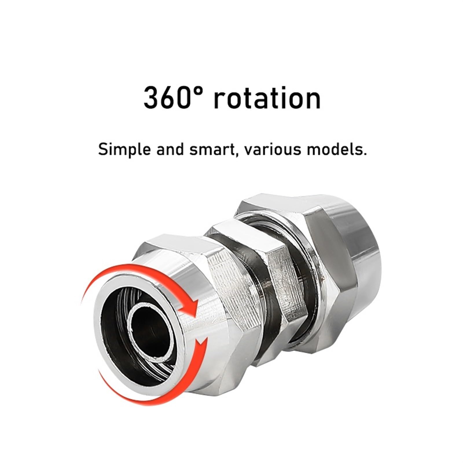 KLU4 KLU6 KLU8 KLU10 KLU12 KLU14 KLU16 Fittings Threaded Elbow Fitting Pneumatic Quick Connector 10Pcs(KLU16)