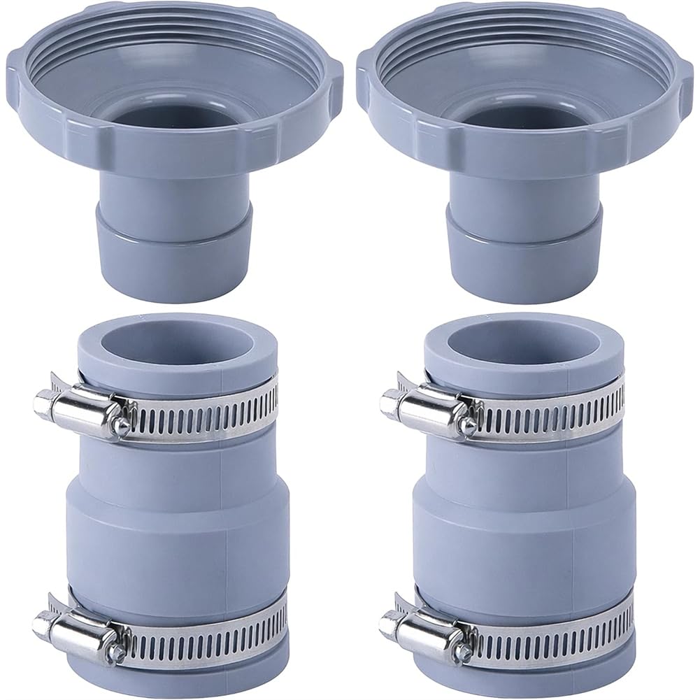 Hndhbfgrt Pool Vacuum Hose Adapter B(2-Pack), Replacement for 1.25" and 1.5" for Swimming Pool Skimmer Filter Pump