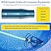 W70345 Cassette Chamber with Compression Ring Assembly Replacement Parts Kit Fit For Zodiac Baracuda G3 & G3 Pro Automatic Suction Side Pool Cleaner Vacuum, Replace W69559, W69563, W70334