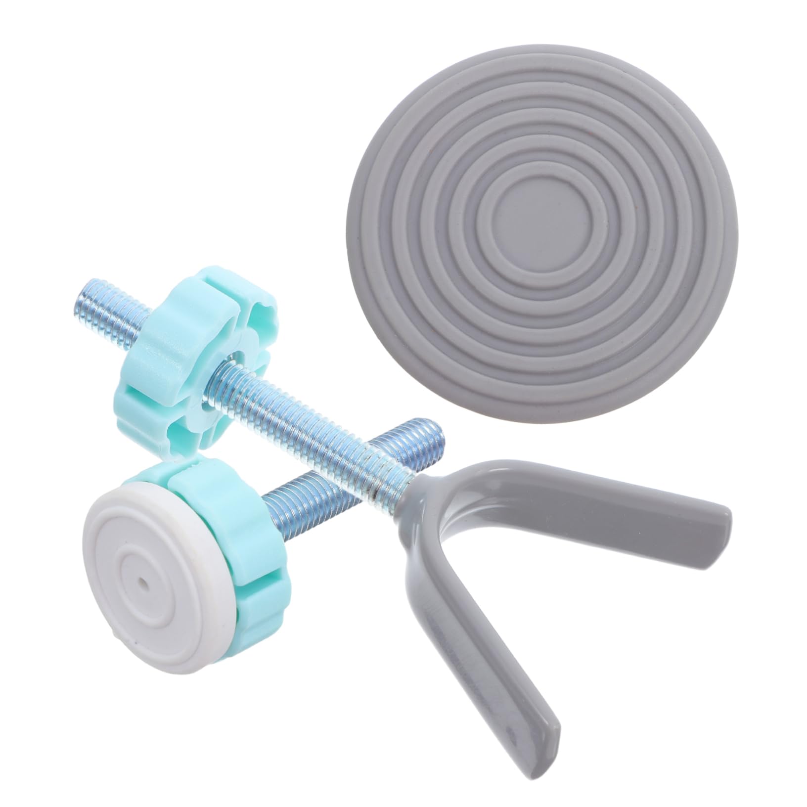 Protectores de pared de material resistente y varillas roscadas para puertas de bebés