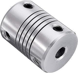 MYAMIA Anet D19L25 OD19x25mm 5x8mm Motor Jaw Shaft Coupler for RepRap 3D Printer