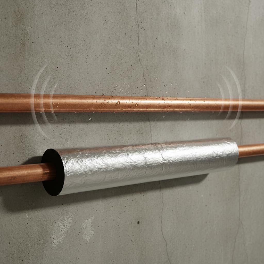 Aislamiento para Tuberías Auto , Autoadhesivo Ø int. 89mm*30mm*0.95m