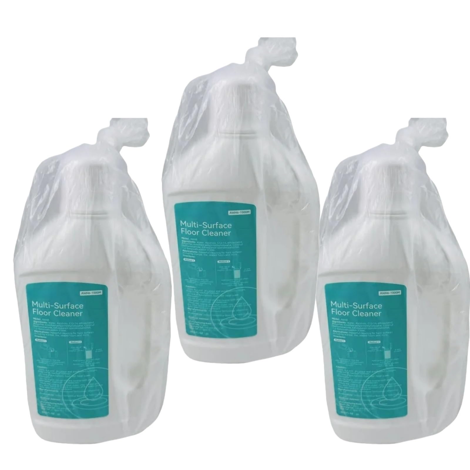 Solución limpiadora de suelos de 1000 ml (33,8 onzas líquidas), compatible con Mova S20 Ultra, aspiradora robot y fregona.(3packs)