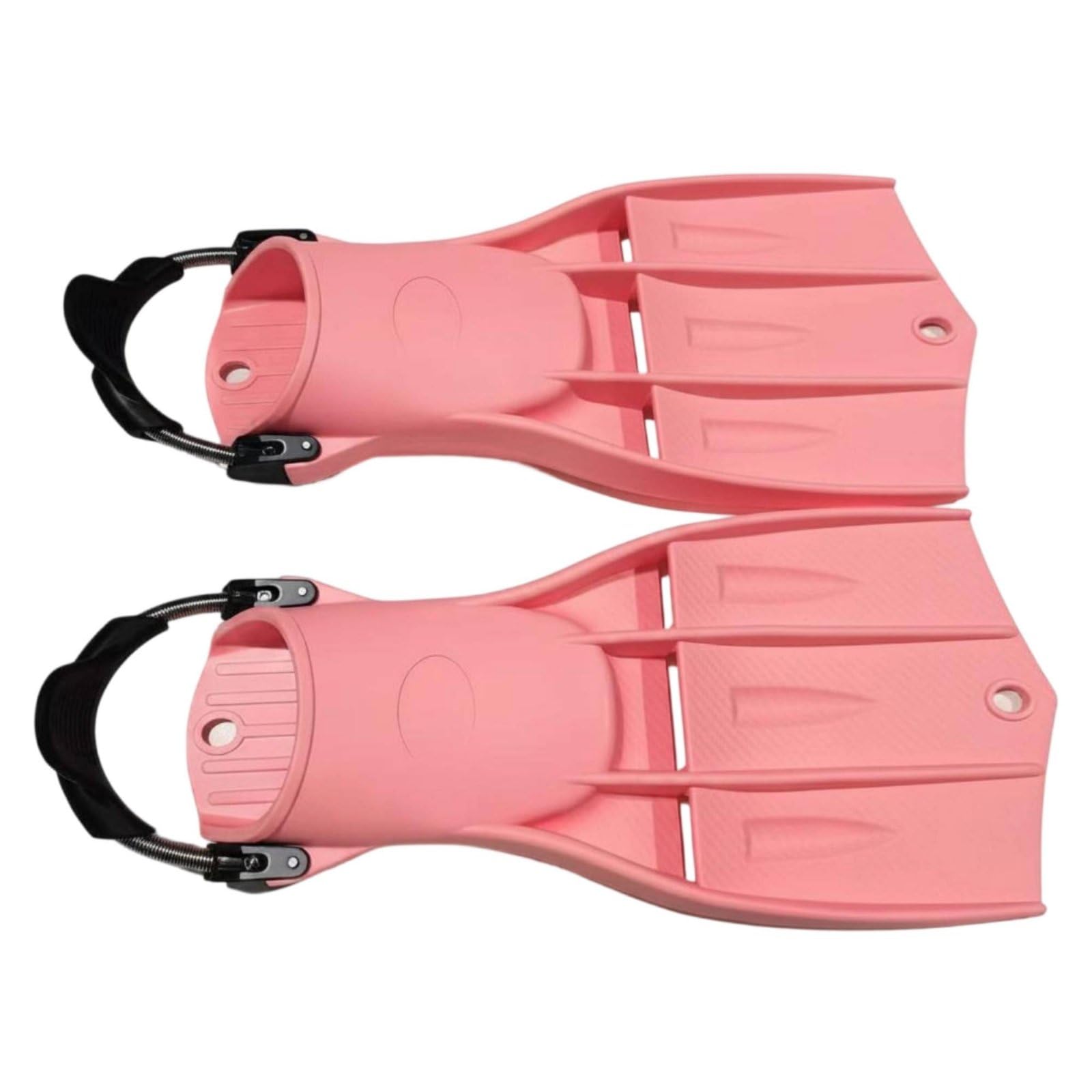 perfk Aletas de Buceo para Entrenamiento Flippers para Natación y Snorkel con Correa Elástica Ajustable y Material TPE Propulsión Mejorada Adecuadas para