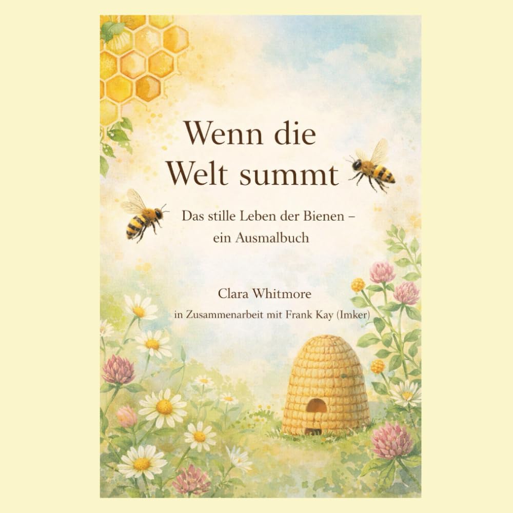 Wenn die Welt summt: Das stille Leben der Bienen - ein Ausmalbuch