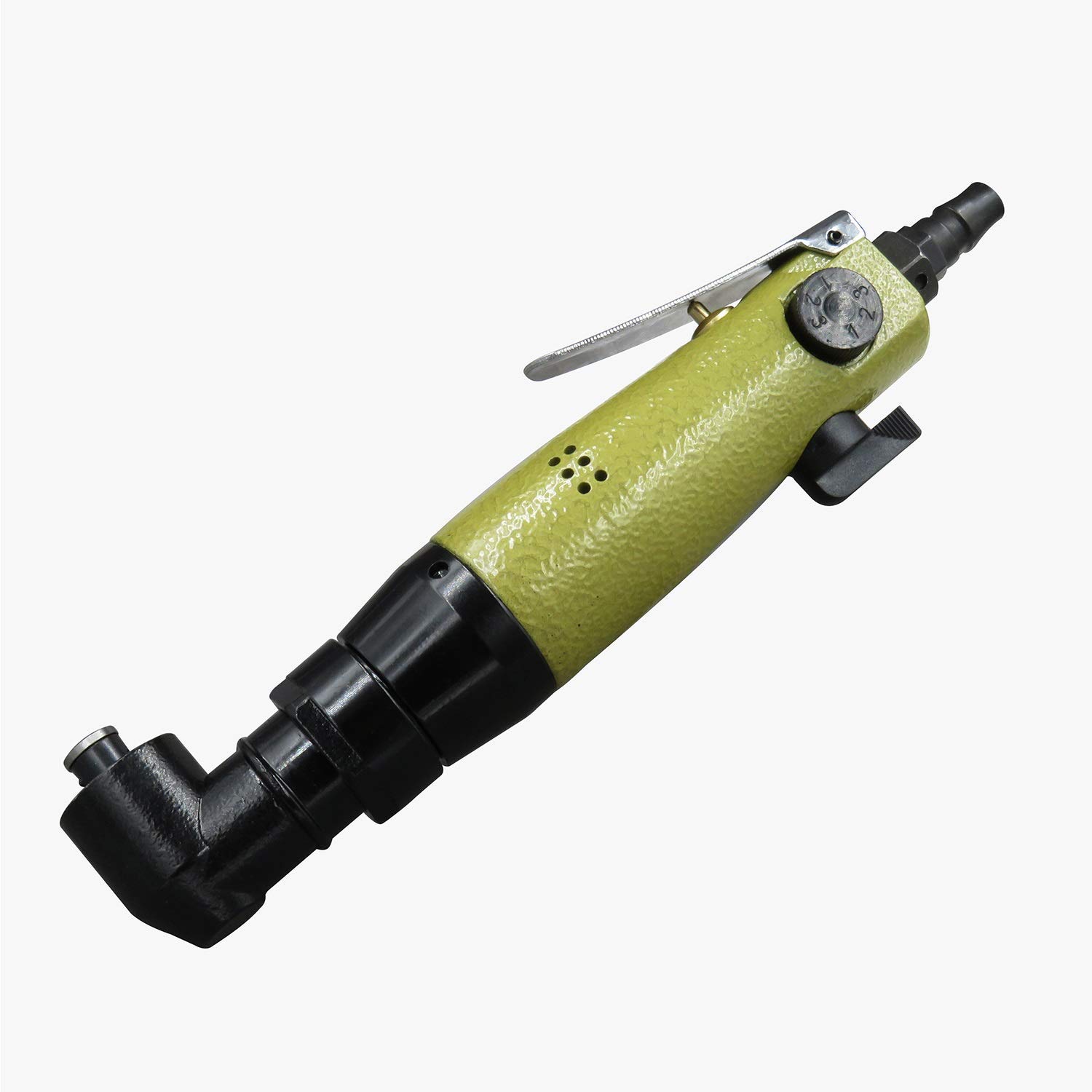 JF-XUAN High Strength 90 Degree Right Angle Pneumatic Screwdriver, Industrial Grade Elbow Wind Batch, Industrial Grade Pneumatic Tools Multifunction and Ergonomic Pneumatic Riveted Nut