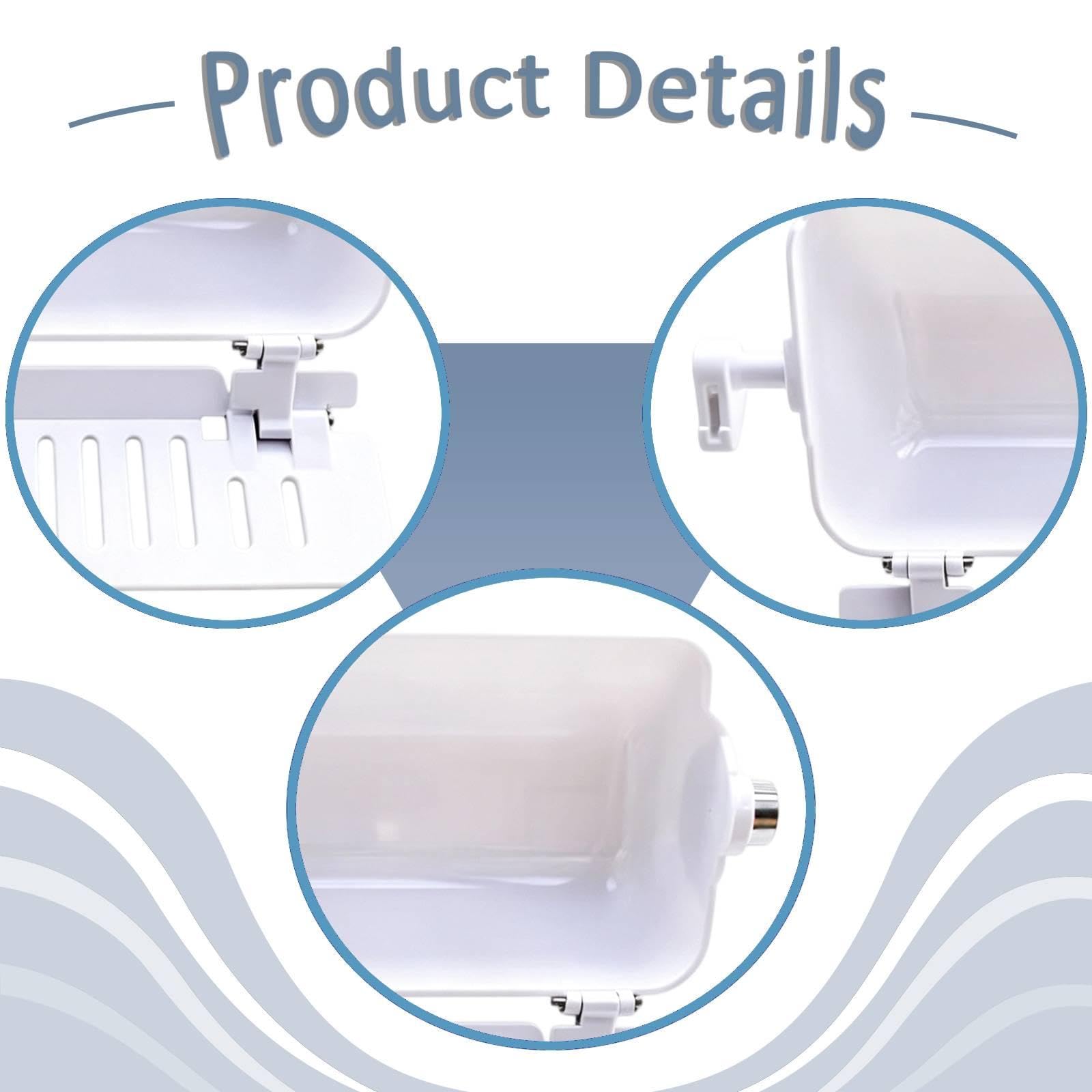 Repuesto para Fabricador de Hielo Bandeja Giratoria Cubitera Cesta Depósito Almacenamiento Recambio PP Resistente Al Frío con Compuerta Compa