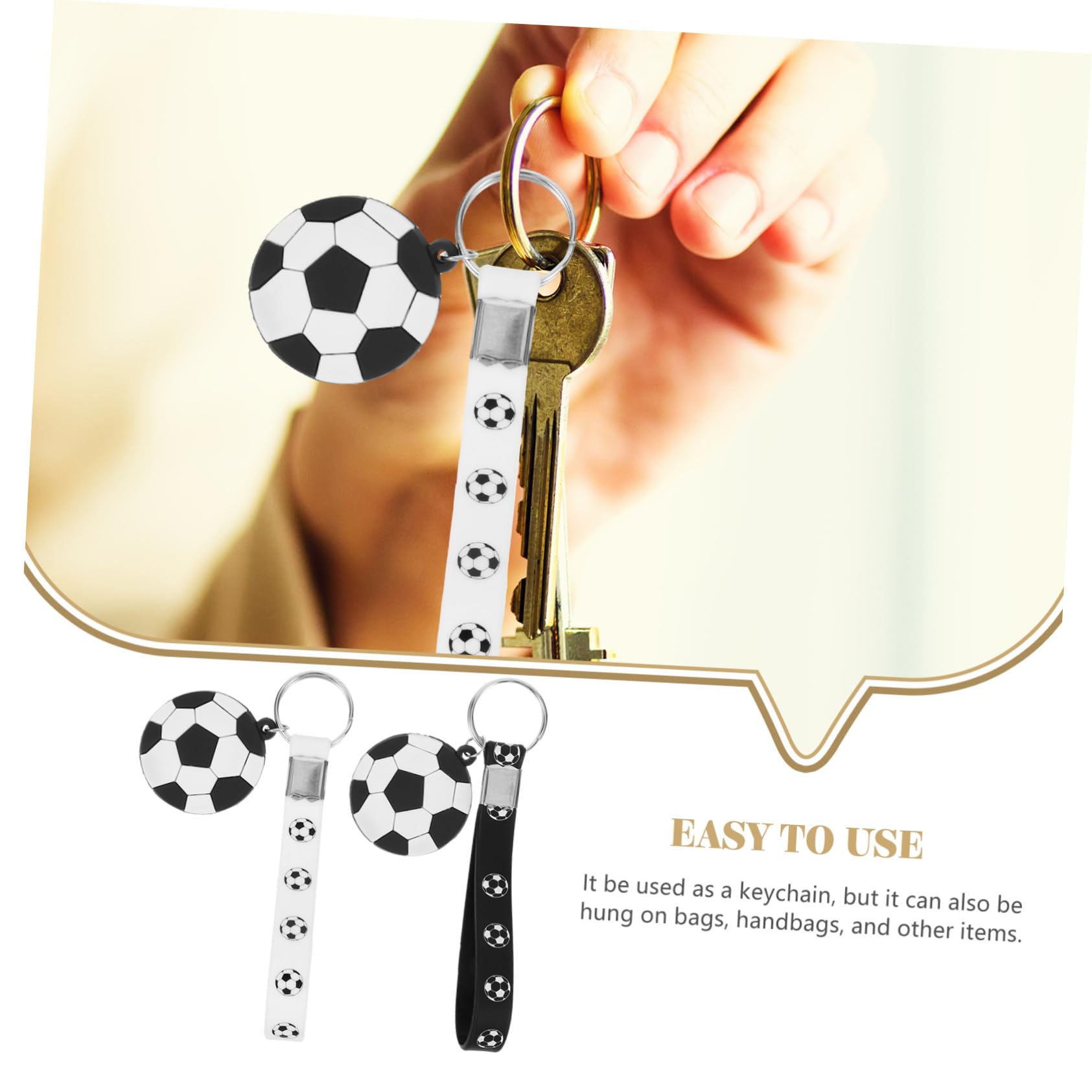 Abaodam Llaveros De Fútbol Colgantes Y Accesorios Decorativos Para Llaves Para Fiestas Y Cumpleaños