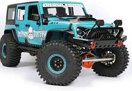 Miniatura 7 de Juego de parachoques delantero de metal para TRX-4 Axial SCX10 II 90046 RC Crawler