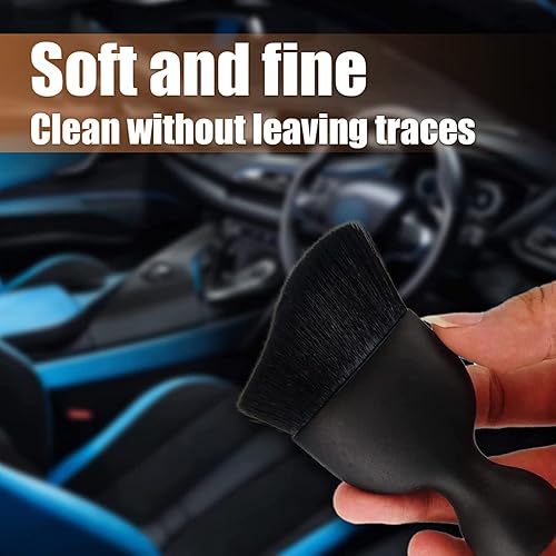 Miniatura 4 de NGHEY 1 cepillo de polvo para el interior del automóvil, cepillo de detalles automático sin arañazos, cepillo suave de limpieza interior del