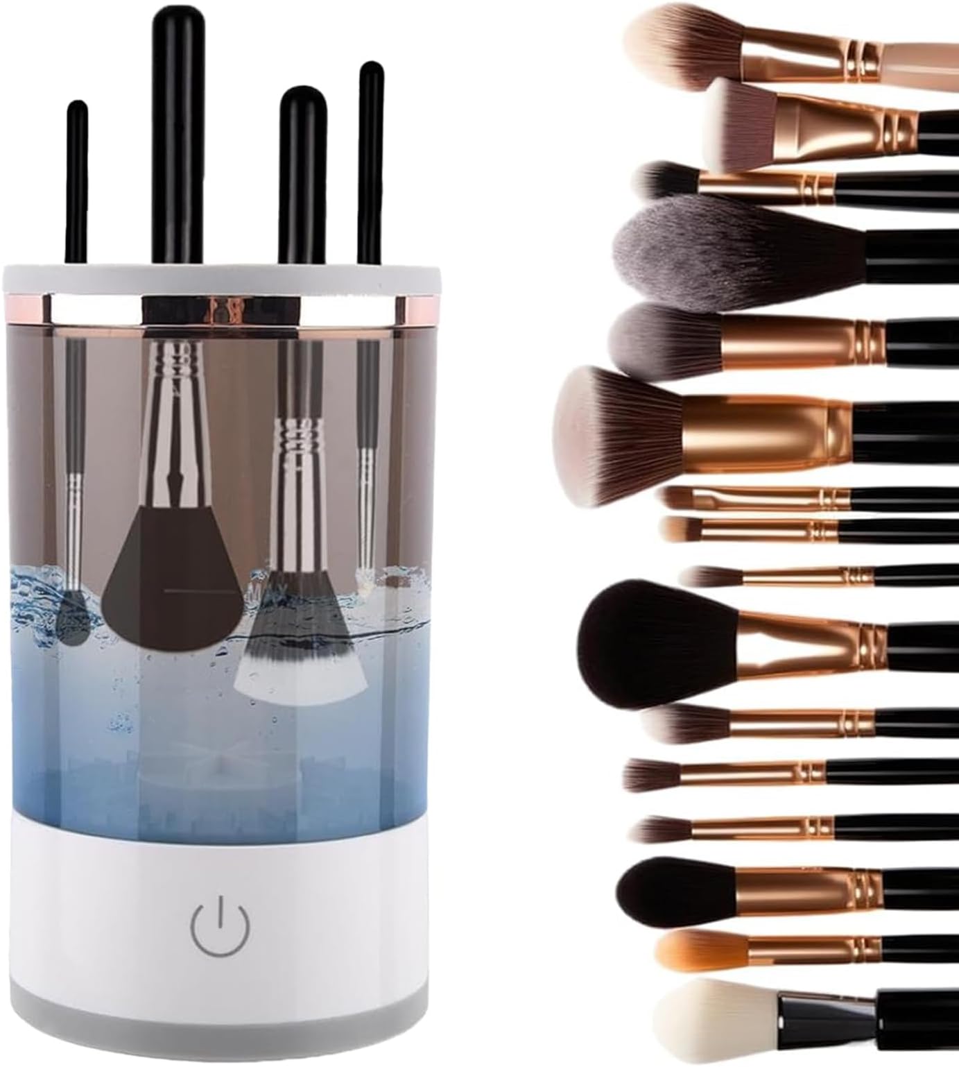 GMHLLES Electric Makeup Brush Cleaner, Automatic Cleaning and Drying Tool for All Size Beauty Brushes