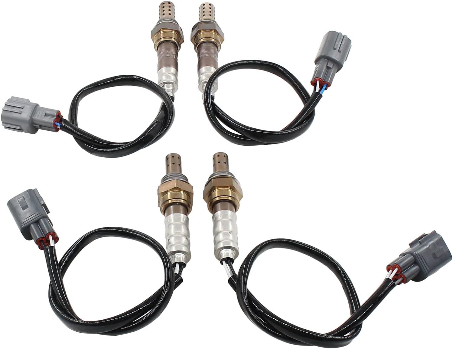 Upstream and Downstream Oxygen Sensor Set for Lexus ES300 GX470 ES350 LX570 for Toyota Camry Avalon RAV4 Solara 4Runner Sequoia Tacoma Tundra Land Cruiser Matrix