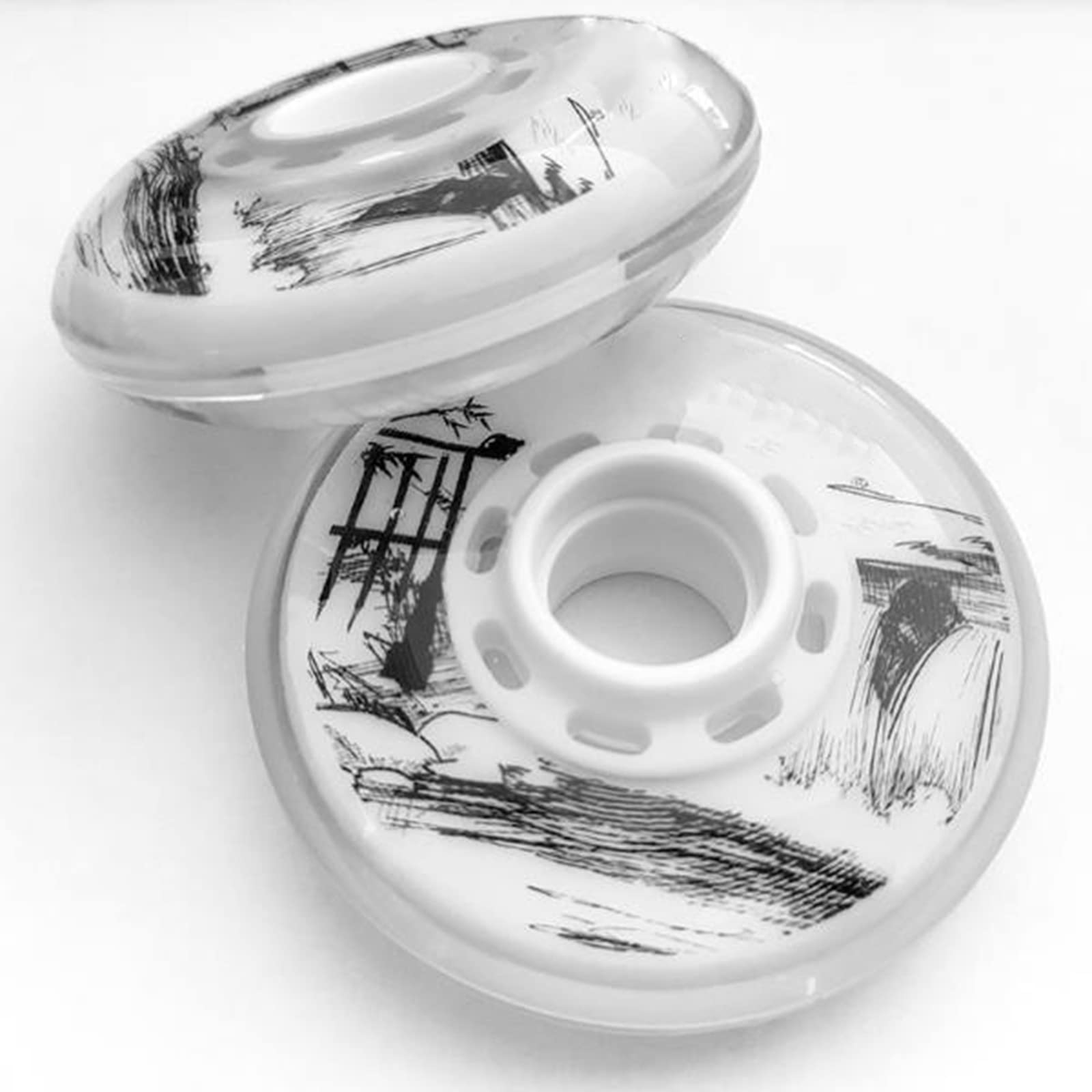 Genérico Ruedas para Patines en Línea Interior Exterior Ruedas de Repuesto para Patines en Línea 76 A 76 mm Paquete de 8 para Cualquier Producto Que Utilice