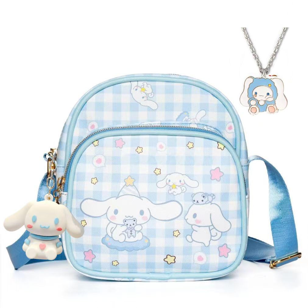 Cute Mini Purse Crossbody Bag, Cartoon Crossbody Bag, Handbag with Adjustable Shoulder Strap for Boys and Girls (Blue)