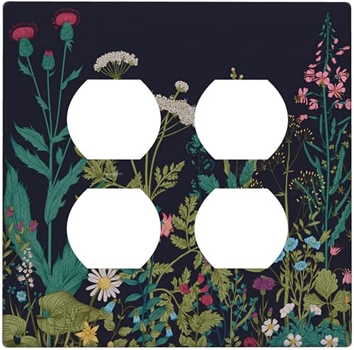 Miniatura 112 de Cubierta de Interruptor de Luz de Palanca de 1 Gang con Estampado de Bosque de Pinos Rústico Campestre, Cabaña Lodge Granero Bosque Forestal de