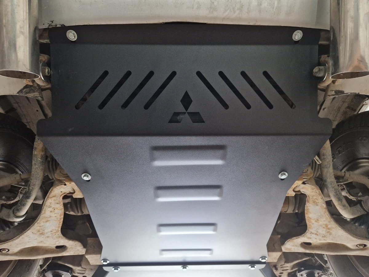 compatibile con Piastra paramotore di acciaio Mitsubishi Pajero 3 V60, V70 Vers 2.0 1999-2007