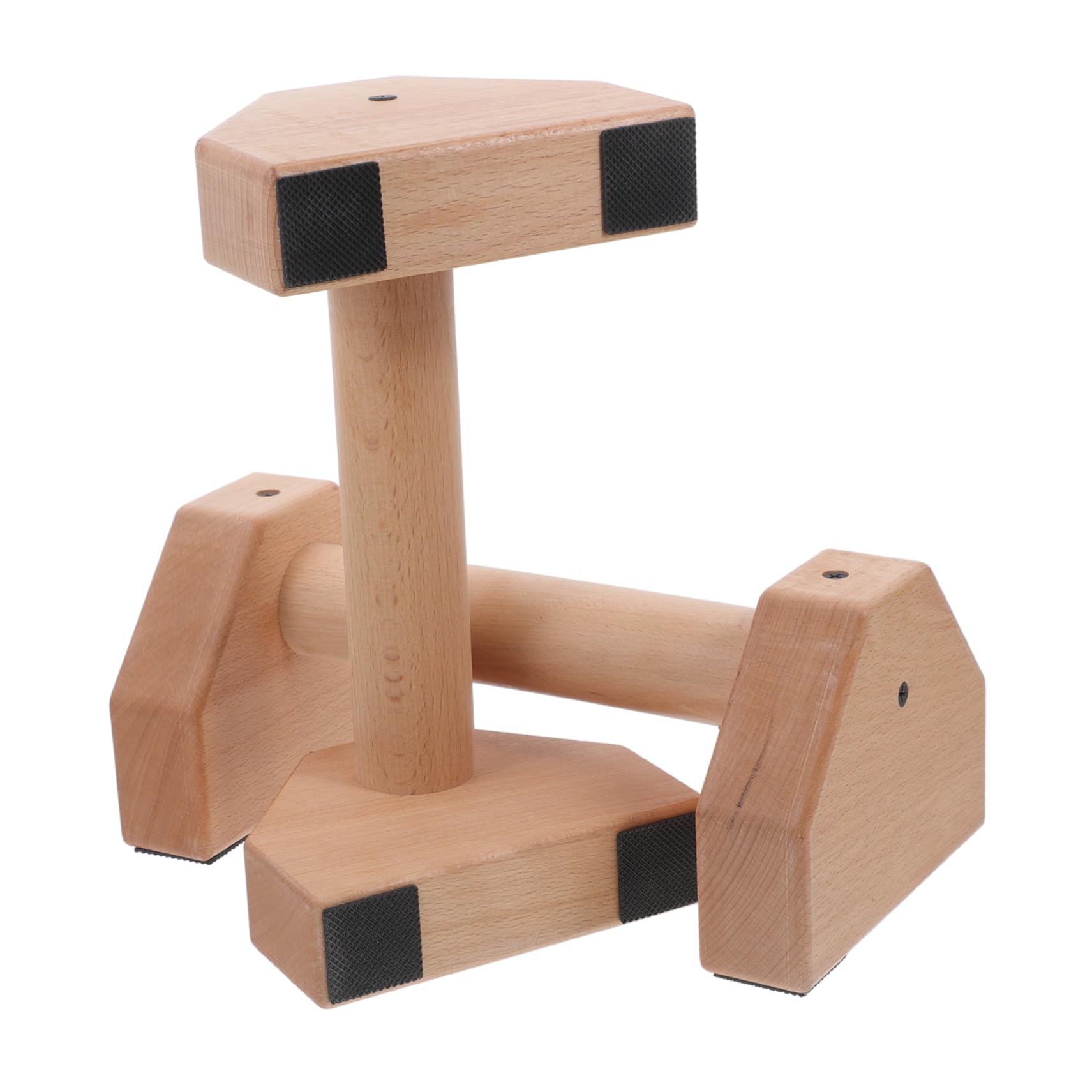 Mipcase 2 Pack Wooden Pushup Handles Strength Training Stands for Pushup Bar Workout Exercise Equipment