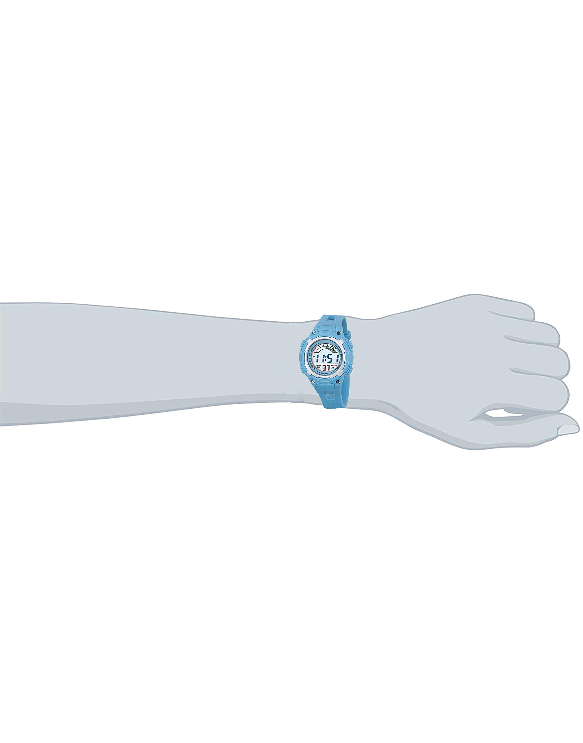 Time Up Open Digital Dial Alarm -Chrono Watch for Kids-EF29019-5LIGHT Blue 1