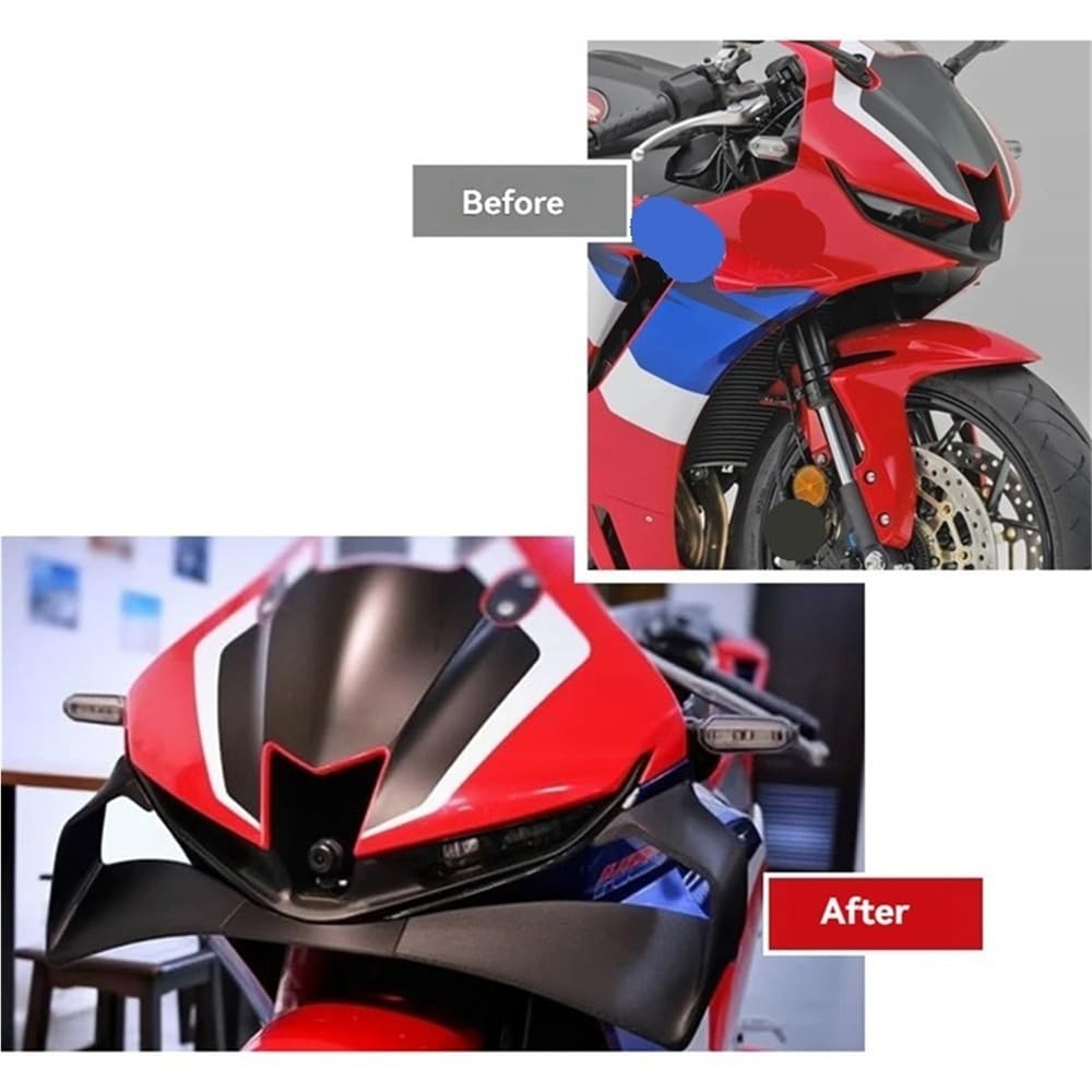Deflettore Carenatura Deflettore aria per moto, spoiler anteriore, ala laterale, carenatura decorativa, aletta per CBR600RR CBR 600 RR 2020-2025