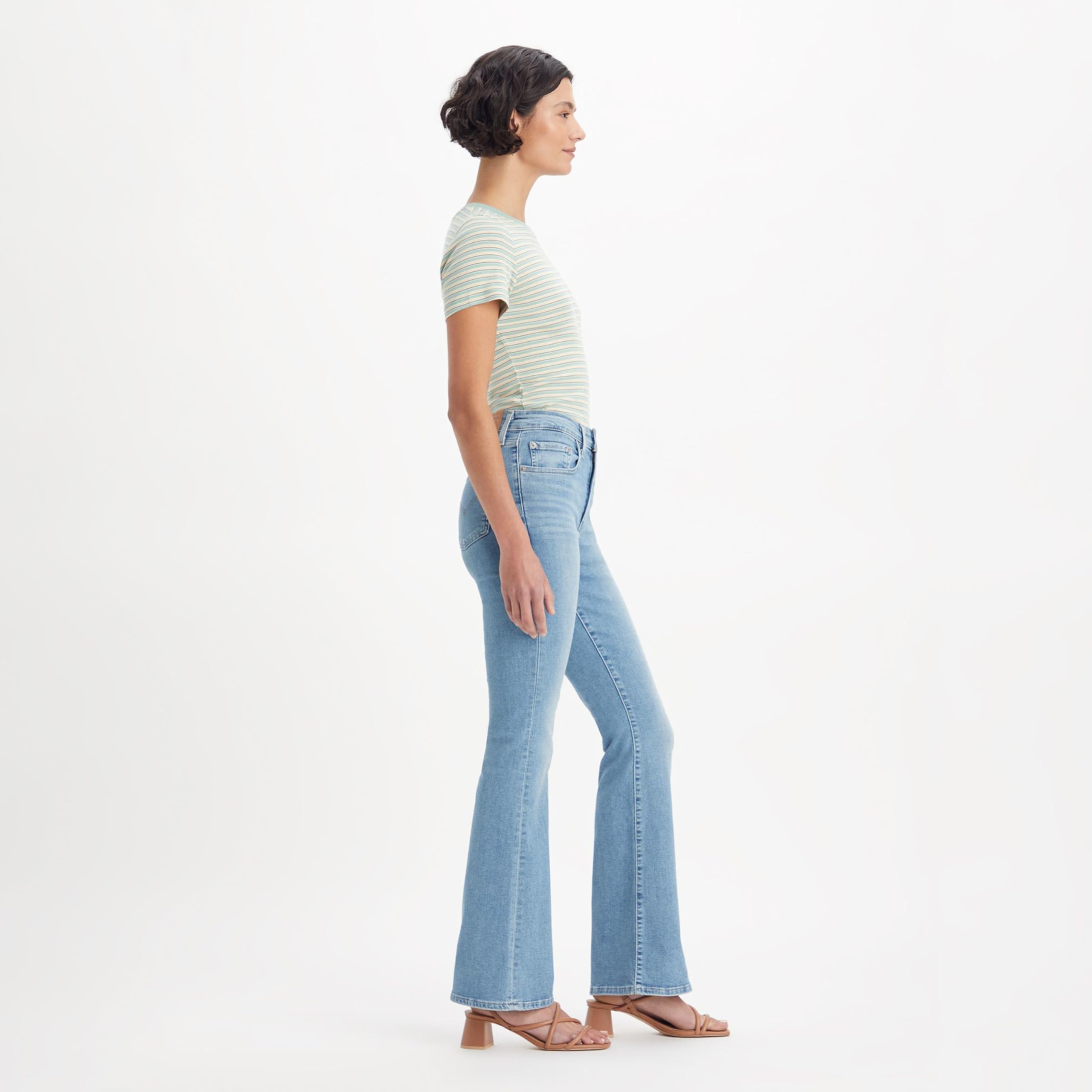 Levi's Damen 726 High Rise Flare Jeans, Blue Wave Light, 29W / 34L – Ansicht 3