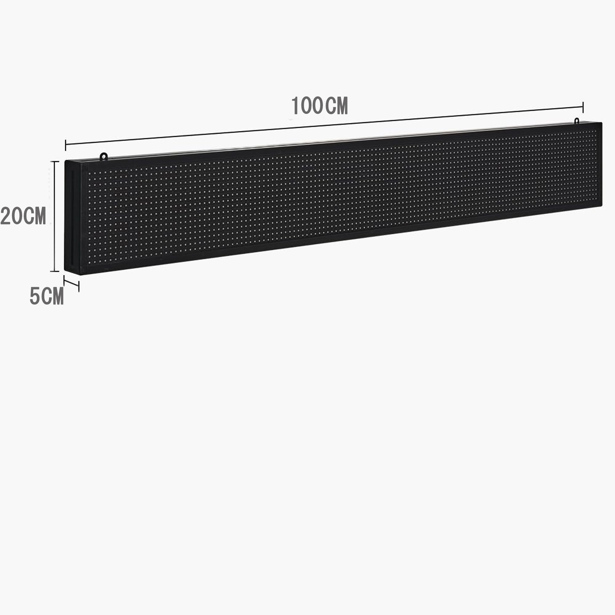 Amazon | 屋内外兼用 LEDポード横縦両用 LED看板 電光掲示板 100X20cm