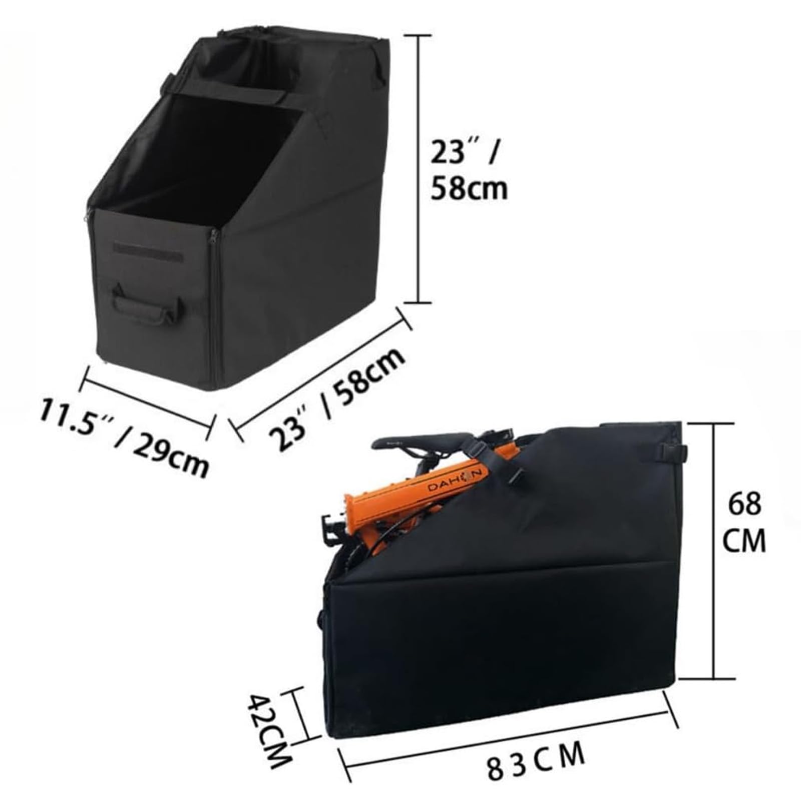 OUTRUNK 折りたたみ自転車　収納バッグ付き 折りたたみ自転車 収納 バッグ 輪行バッグ 16-20インチ対応 専用